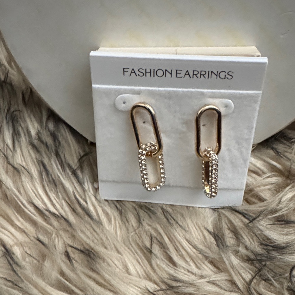 Gold and Silver Fashion Earrings